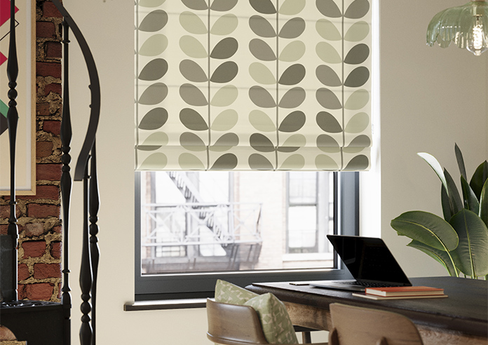 Orla Kiely Multi Stem, Warm Grey - Roman Blind - Image 5